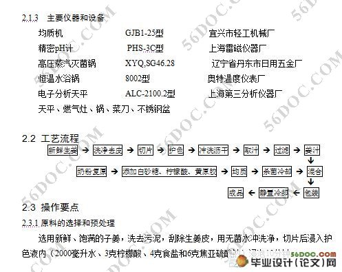 姜撞奶制作工艺研究