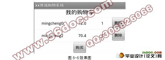 基于安卓Android的网上商店系统的设计与实现