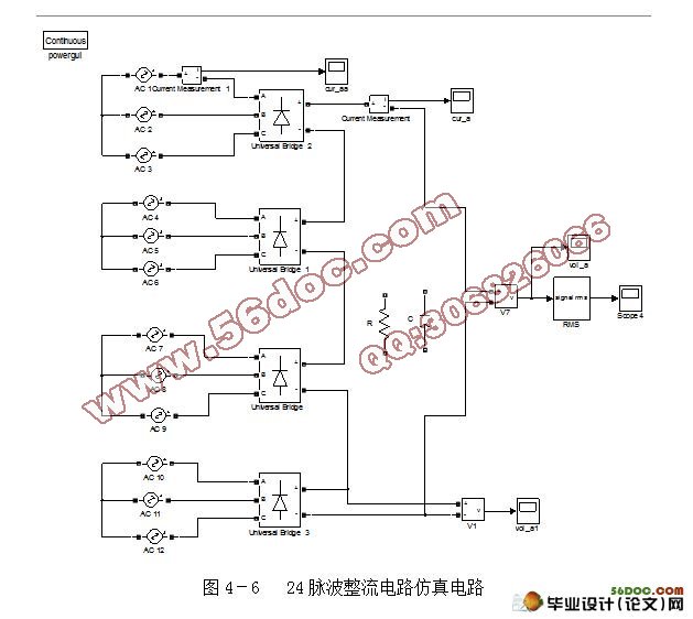 24脉波整流电路的设计与分析