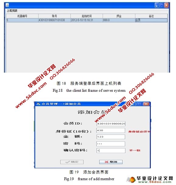 网吧管理系统设计与实现(Java,Oracle)(附答辩