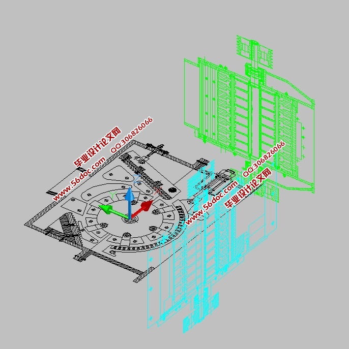 1213锤式破碎机结构设计与三维建模(含CAD零件图装配图,Proe三维图)