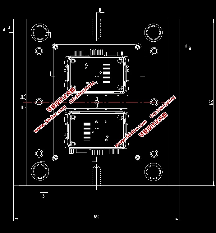 基于UG收音机后盖塑料模具设计(含CAD零件装配图,UG三维图)