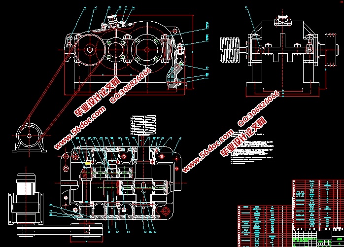 YK3180滚齿机传动机构设计(含CAD图,SolidWorks三维图)