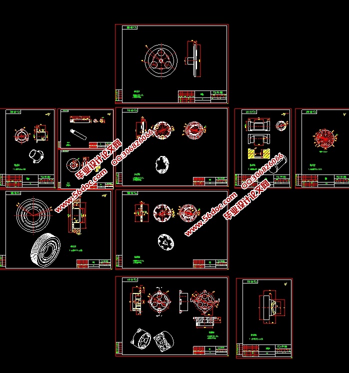 双向活塞斜盘式汽车空调压缩机设计(含CAD零件装配图,IGS,SolidWorks三维图)
