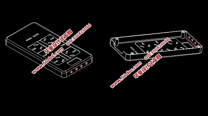 多功能插座注塑模具设计(含CAD零件装配图,STEP三维装配图)