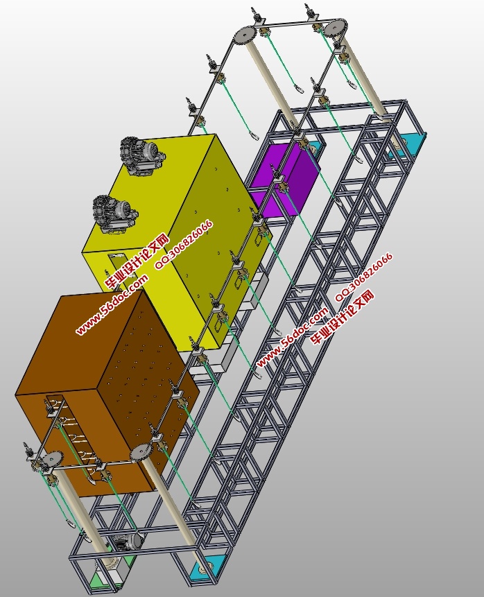高尔夫球杆喷漆烘干输送线的设计(含CAD图,STEP,SolidWorks三维图)