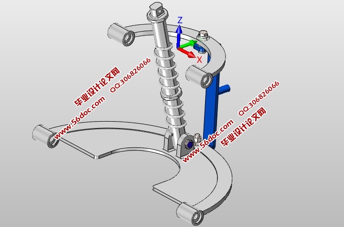 汽车双横臂独立悬架的设计(含CAD零件装配图,IGS,SolidWorks三维图)