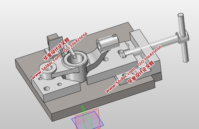 推动架工艺规程及夹具设计(含CAD零件夹具图,STEP,SolidWorks三维图)