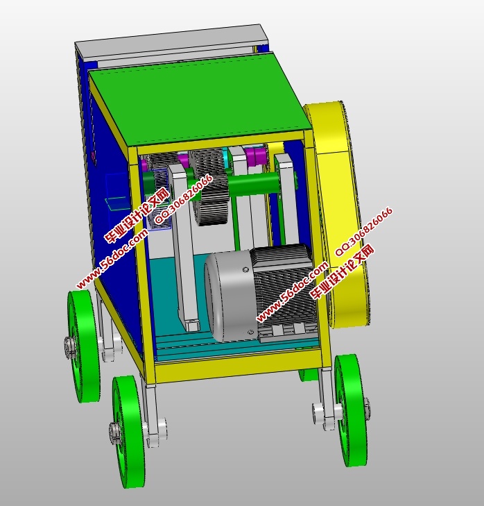 卧式钢筋切断机的设计(含CAD零件装配图,STEP,SolidWorks三维图)