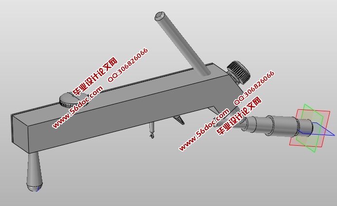 孔内键槽对称度检测装置的检具设计(含CAD零件装配图,SolidWorks三维图)