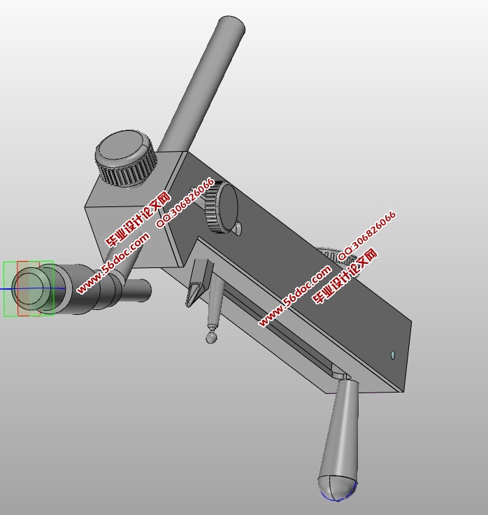 孔内键槽对称度检测装置的检具设计(含CAD零件装配图,SolidWorks三维图)