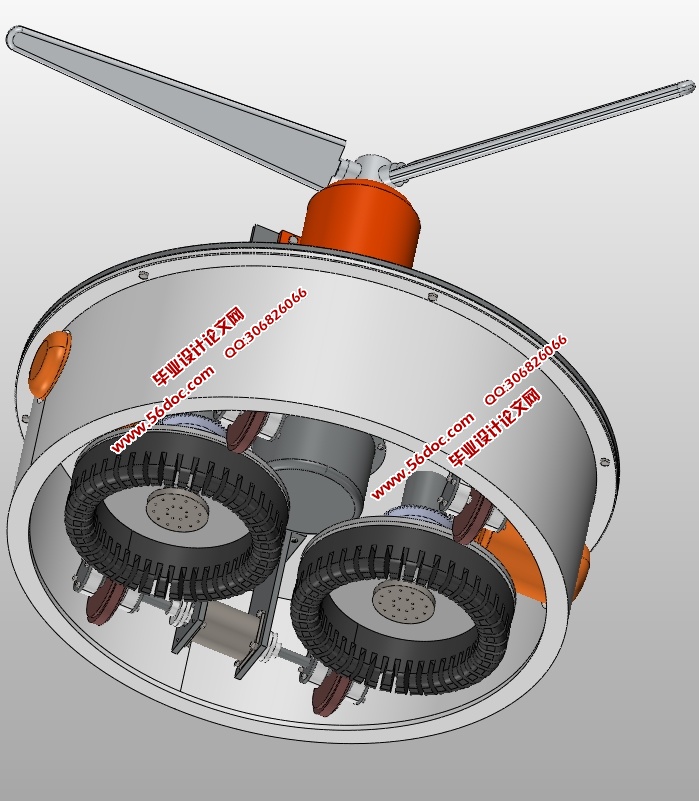 高楼层墙壁清洗机的设计(含CAD零件图装配图,SolidWorks三维图)