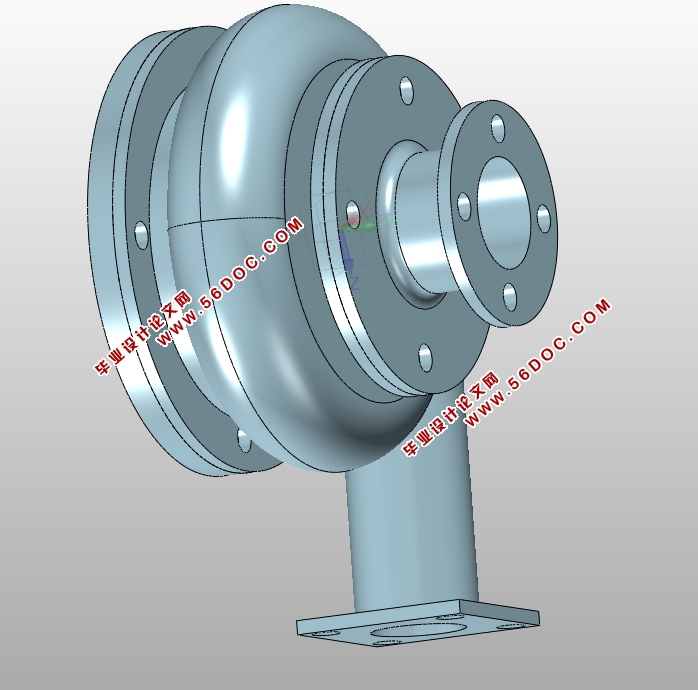 汽车废气余能回收利用装置设计(含CAD图,SolidWorks三维图)