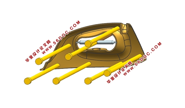 海马汽车门内板注塑工艺与模具设计(含CAD零件图装配图,PROE三维图)