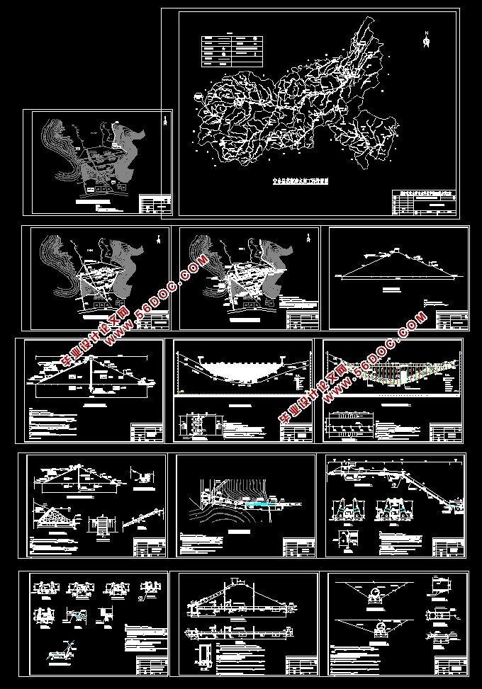 苏家冲水库除险加固工程设计(含CAD图)