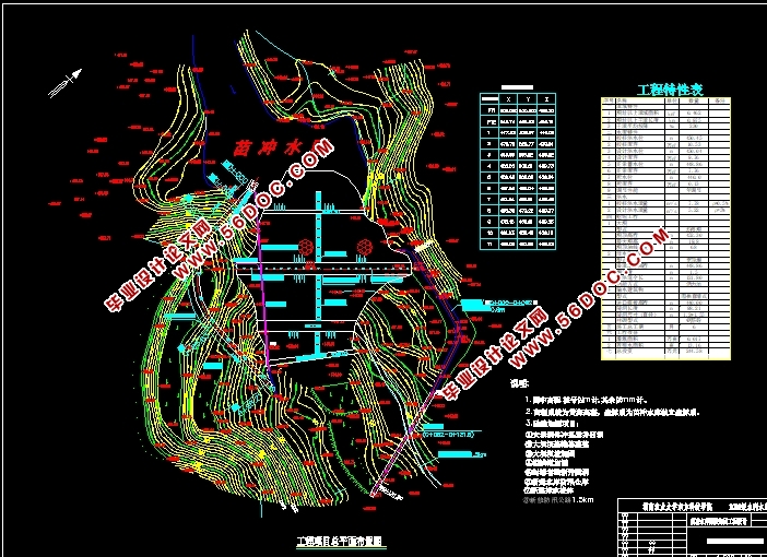 苗冲水库除险加固设计(含CAD图)