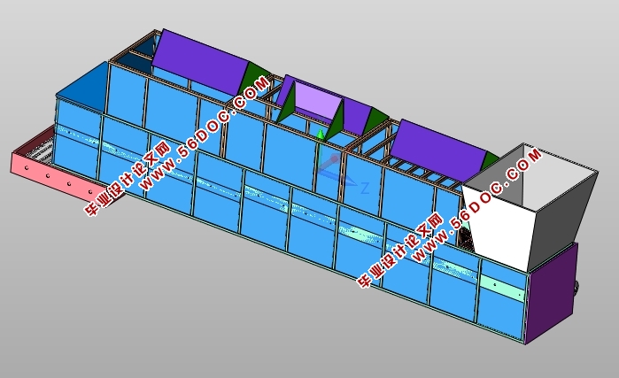 篦冷机的设计(含CAD零件图装配图,STEP三维图,SolidWorks三维图)
