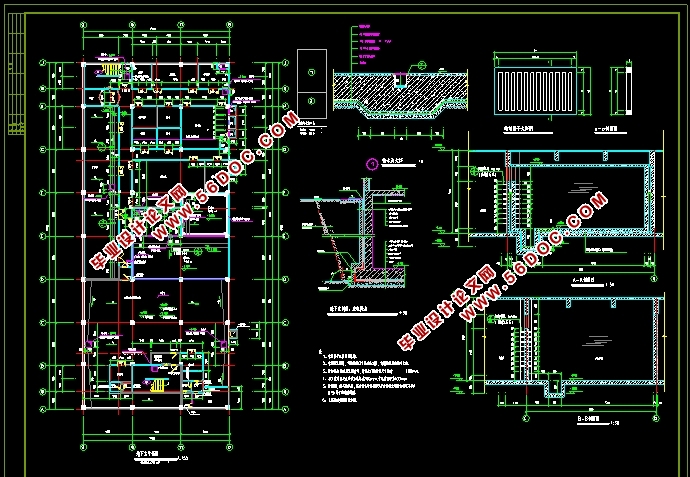 某5层商场建筑消防水灭火系统设计(含CAD图)