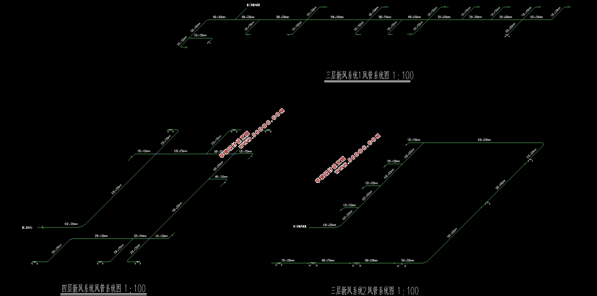重庆市9200平米某综合大厦暖通空调设计(含CAD图)