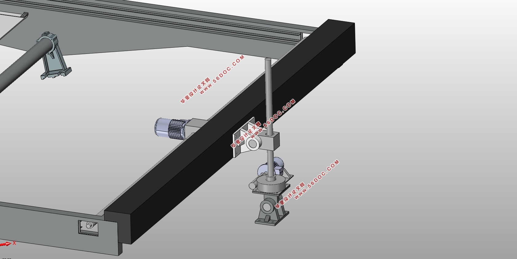地下设施出入口活动顶盖的举升机构设计(含CAD图,SolidWorks三维图)