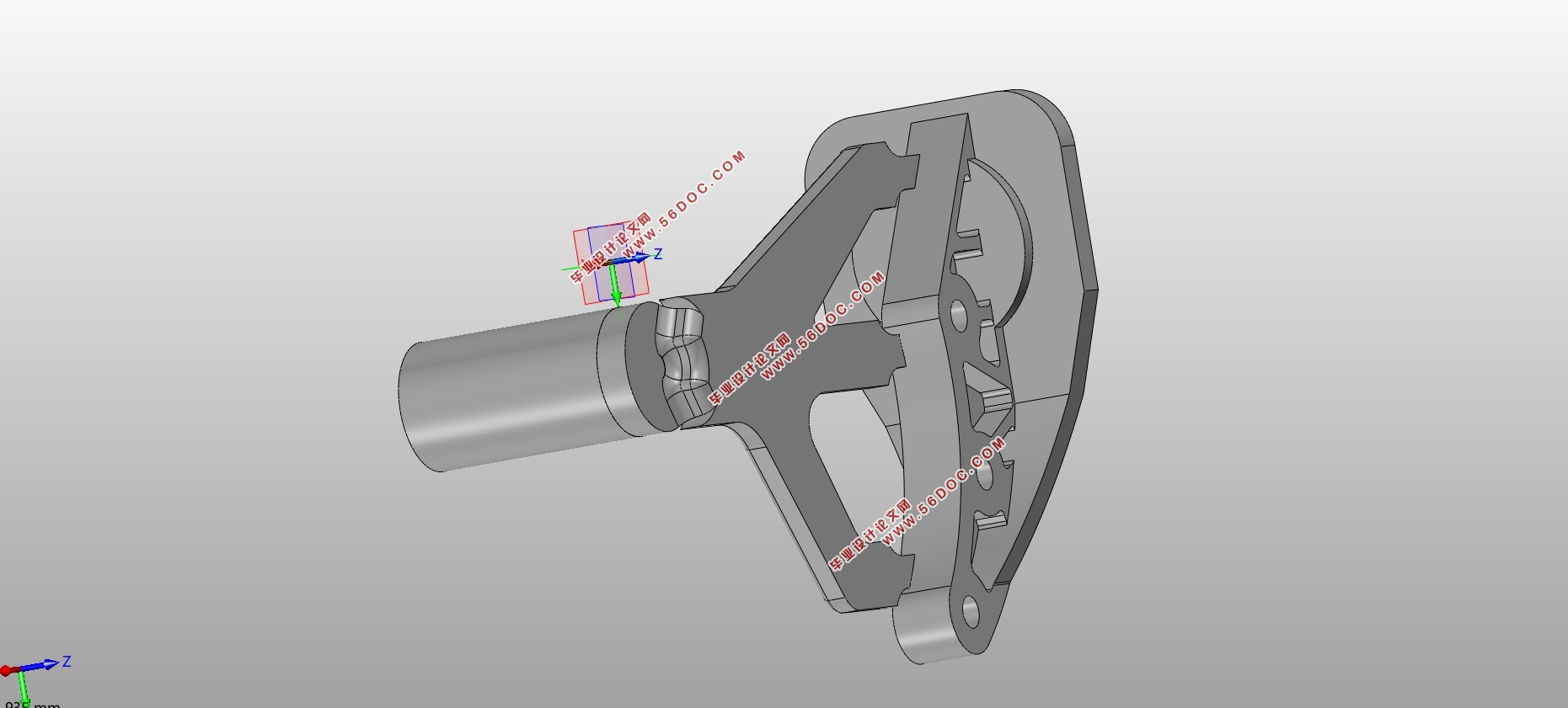 发动机悬挂支架压铸成形工艺分析及模具设计(含CAD图,SolidWorks三维图)