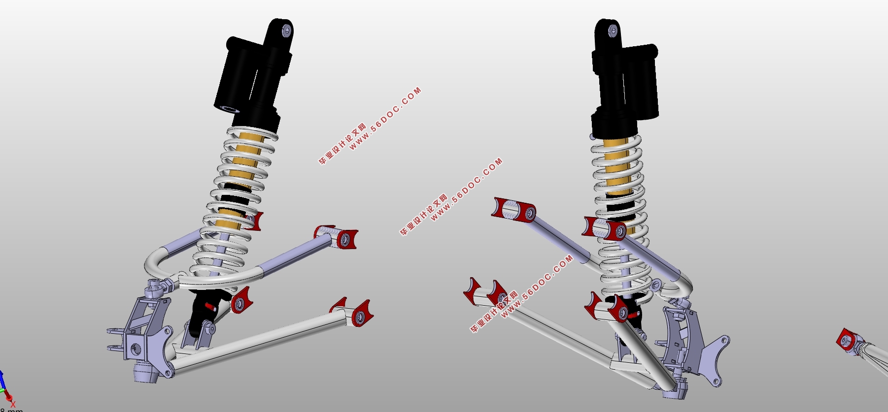 巴哈赛车悬架系统设计(含CAD零件装配图,CATIA三维图,ANSYS,Adams)