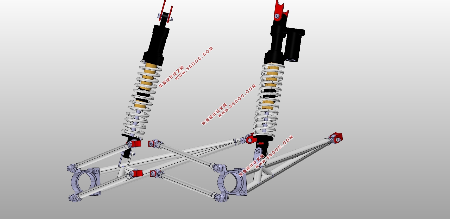 巴哈赛车悬架系统设计(含CAD零件装配图,CATIA三维图,ANSYS,Adams)