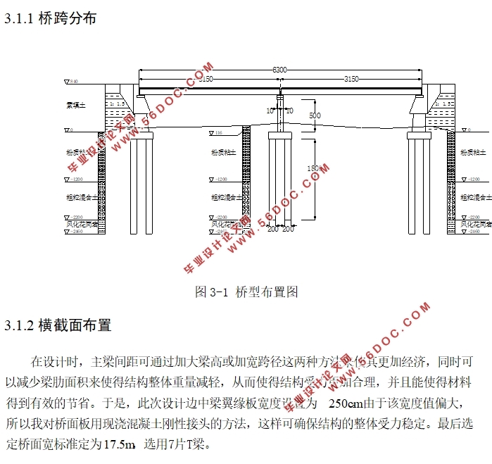 G4高速公路某31.5mT梁桥结构设计(含CAD图)