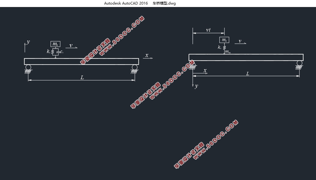 预应力作用对车桥耦合振动影响分析(含CAD图,ANSYS,MATLAB)