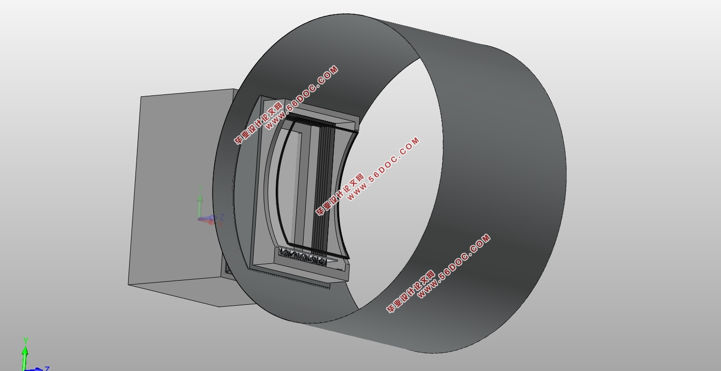 磁悬浮轨道廊式接驳系统设计(含CAD图,SolidWorks三维图)