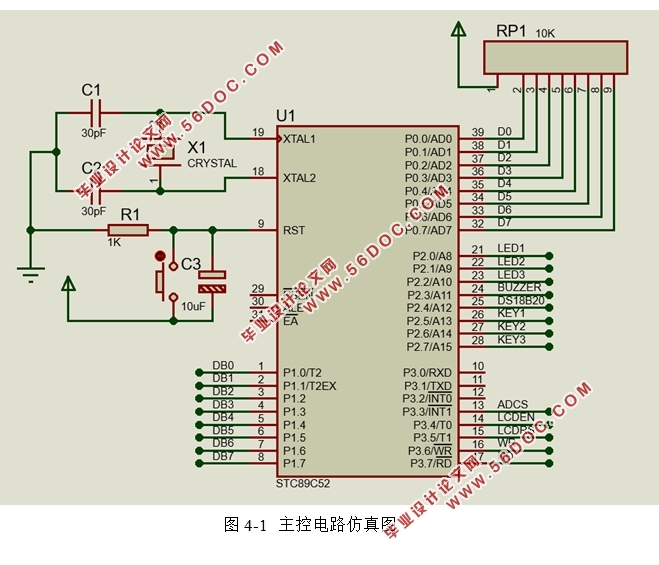 基于单片机的自动火灾报警系统设计(附程序清单,原理图,PCB图)