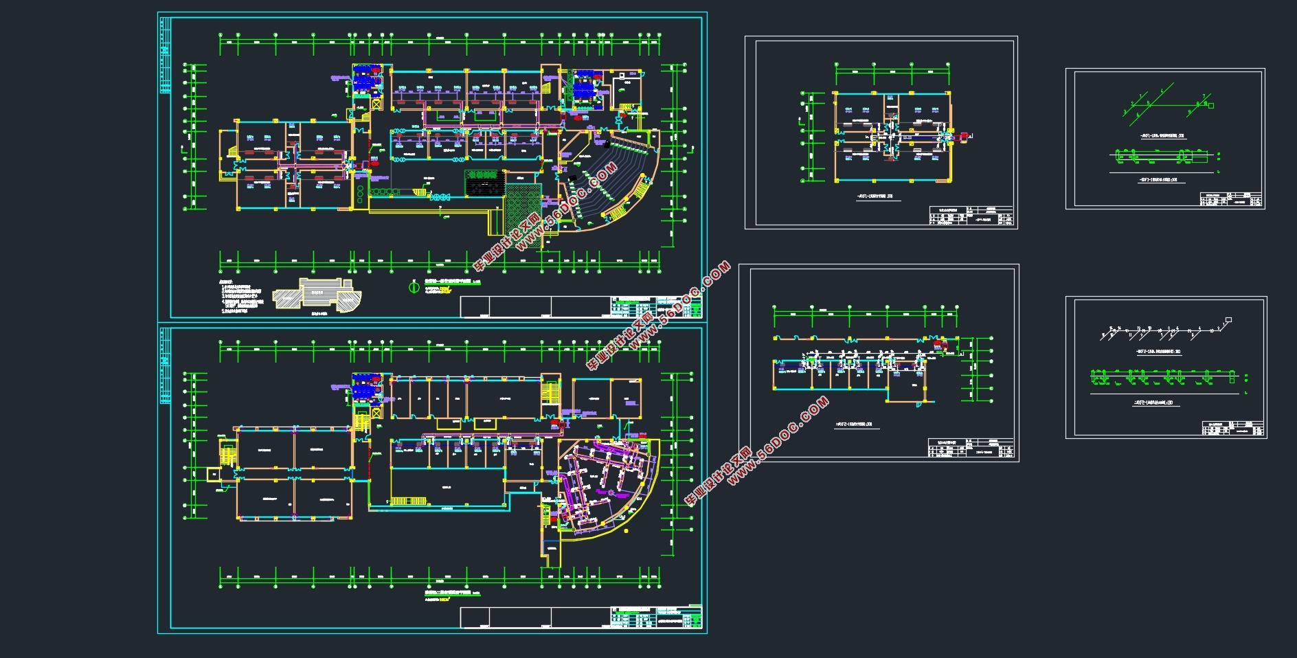 上海大学经管楼通风空调工程施工组织设计(含CAD图,预算表)