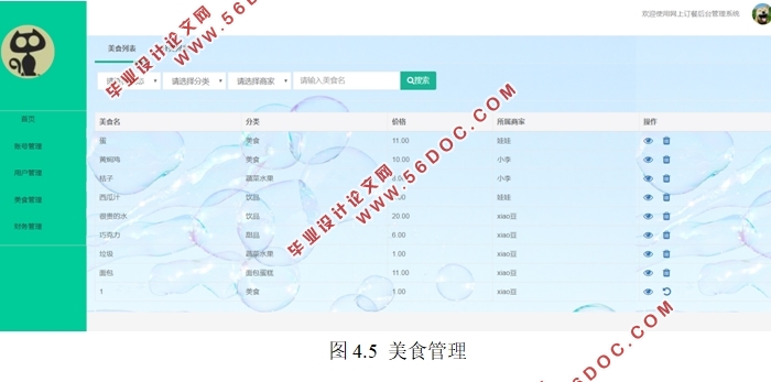 基于PythonFlask的网上点餐系统管理员后台开发