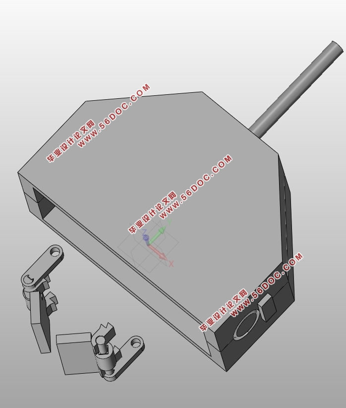 工业机器人夹具设计及其3D打印实现(含CAD图,inventor三维模型)