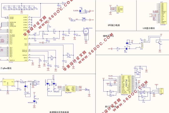 基于GPS和ZigBee技术的公共自行车防盗系统设计