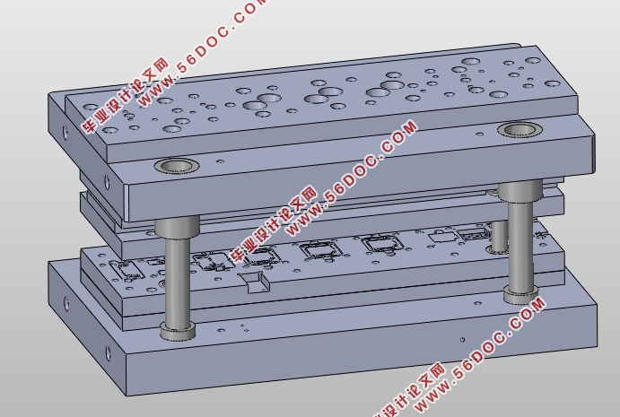 翻遍式手机屏蔽件的模具设计(含CAD图,SolidWorks三维图)