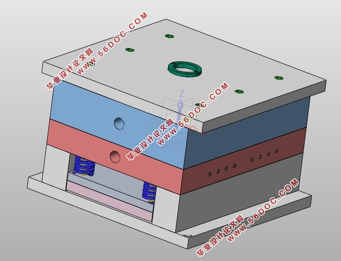 汽车后挡泥板注塑模具的CAD/CAE分析(含CAD零件装配图,UG三维图)