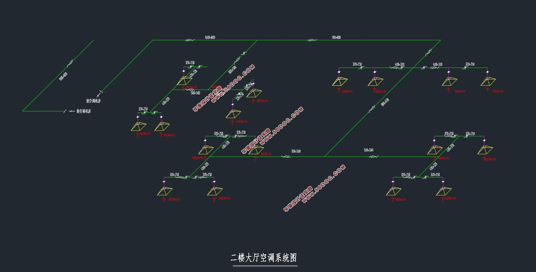 上海市某体育馆空调系统设计(附CAD图)