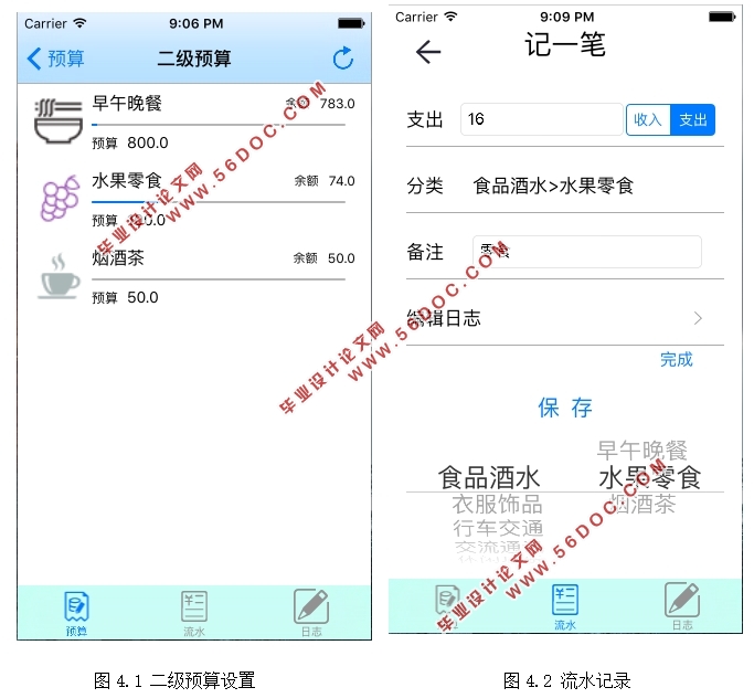 基于iOS的大学学生生活费掌上管理系统的设计