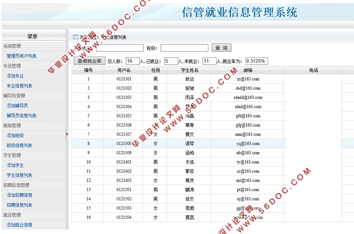 ŹרҵҵϢϵͳ(ASP.NET,SQL)