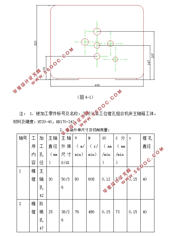 主架体单工位镗孔组合机床主轴箱设计(含CAD零件图装配图)