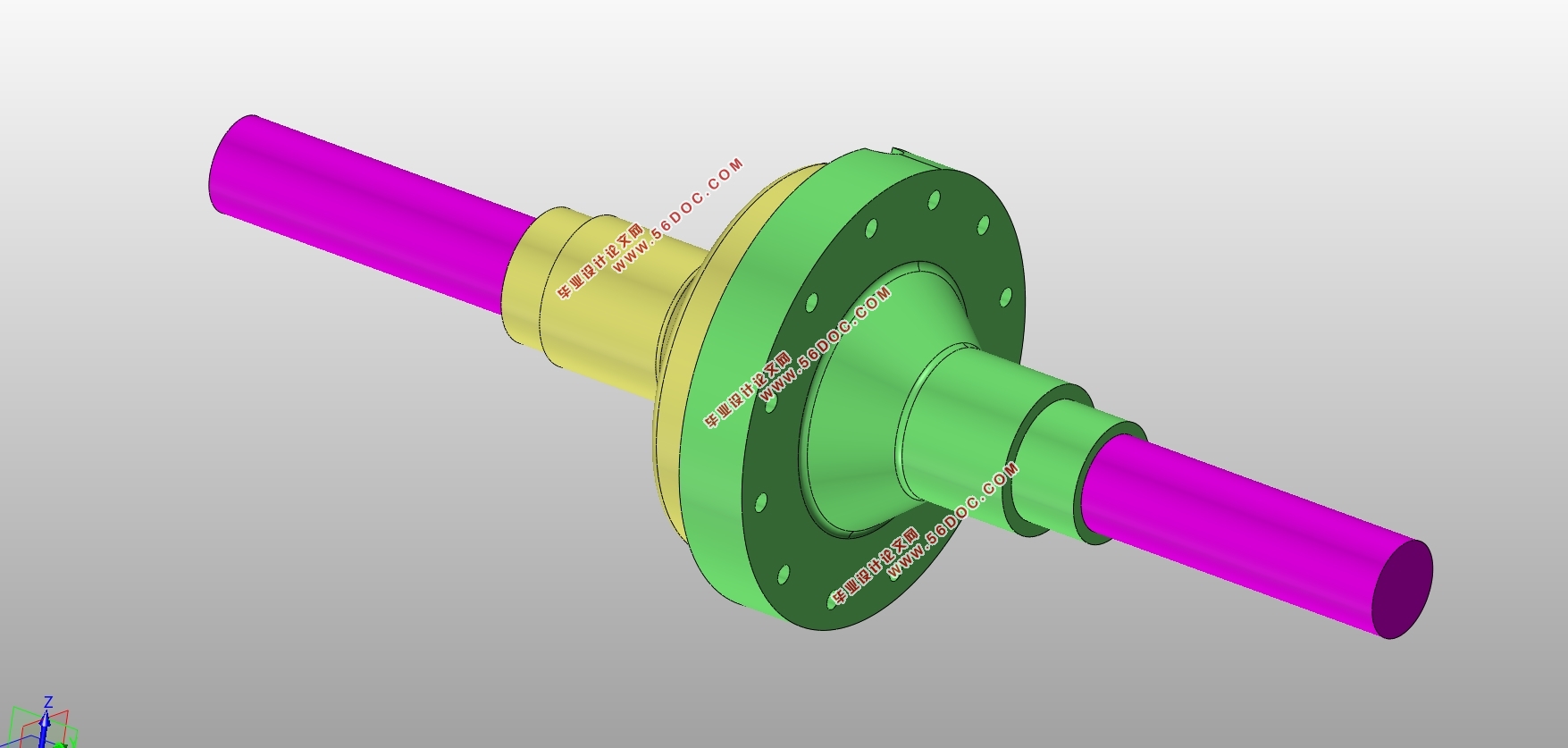 家用汽车动力差速式转向机构设计(含SolidWorks三维图)