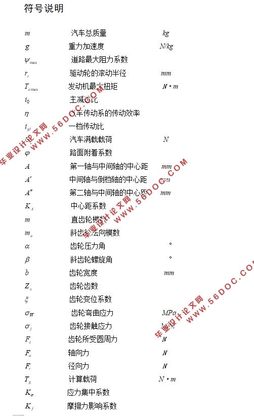轿车五档FR式手动变速箱设计(含CAD零件图装配图)