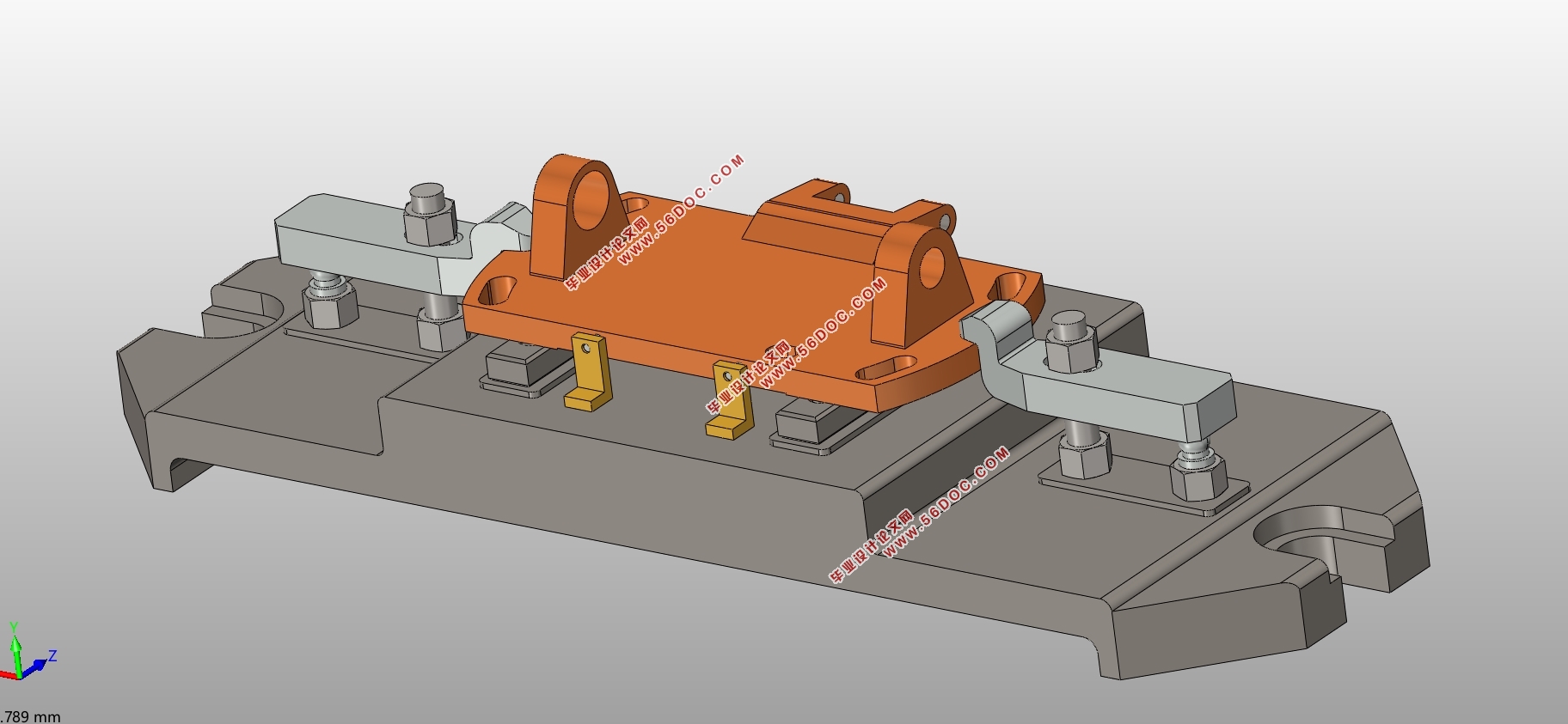CA6140机床中托板的工艺及夹具设计(含CAD图,SolidWorks三维图,工艺工序卡)