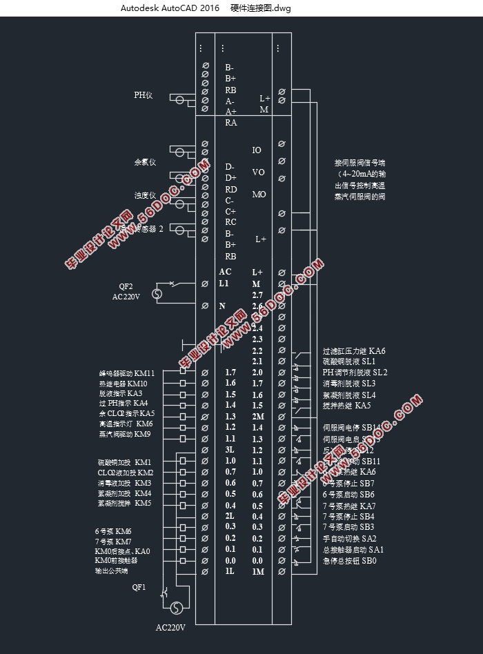 水处理自动控制系统的设计(含CAD图)