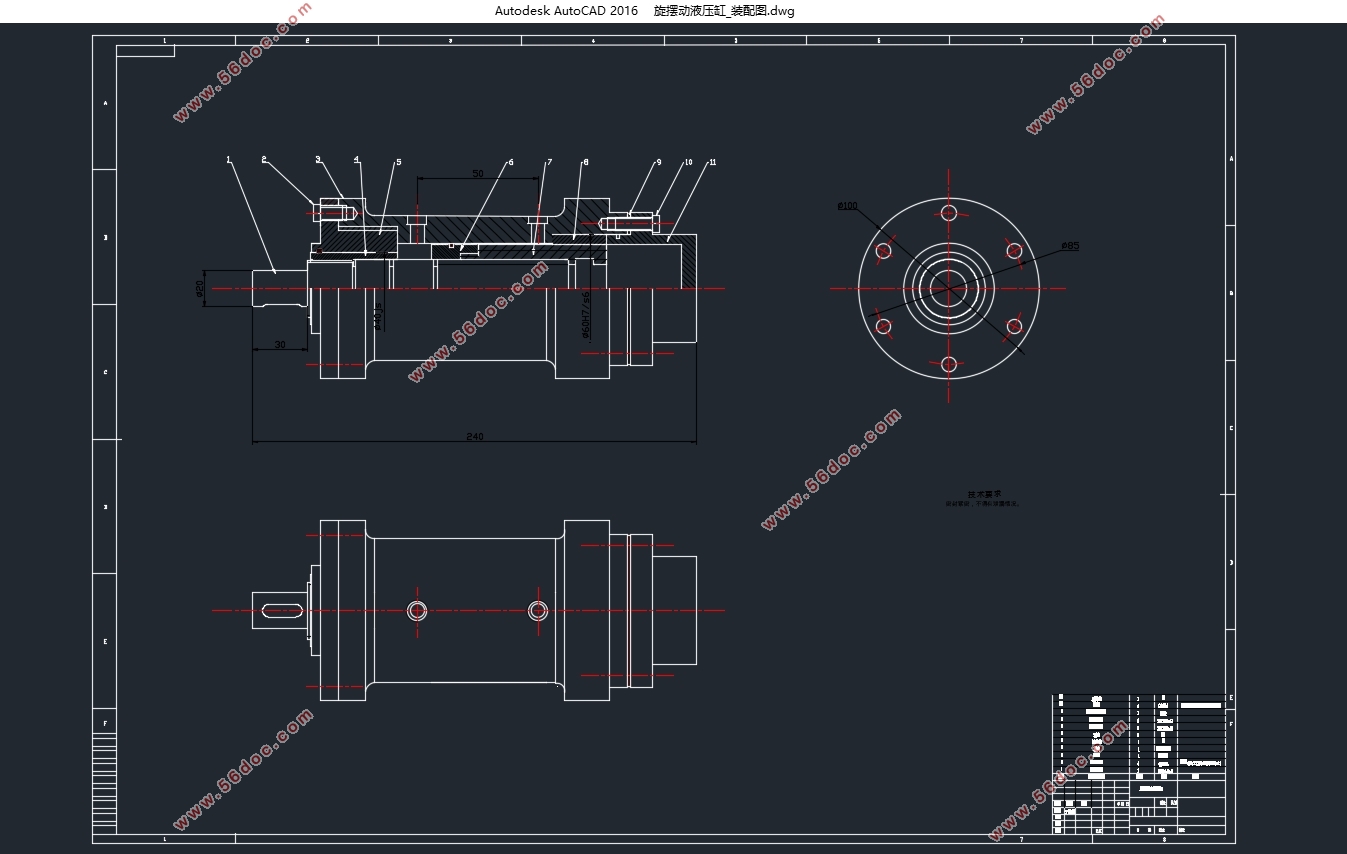 ڶҺѹ׵Ľģ(CADͼ,SolidWorksάͼ)