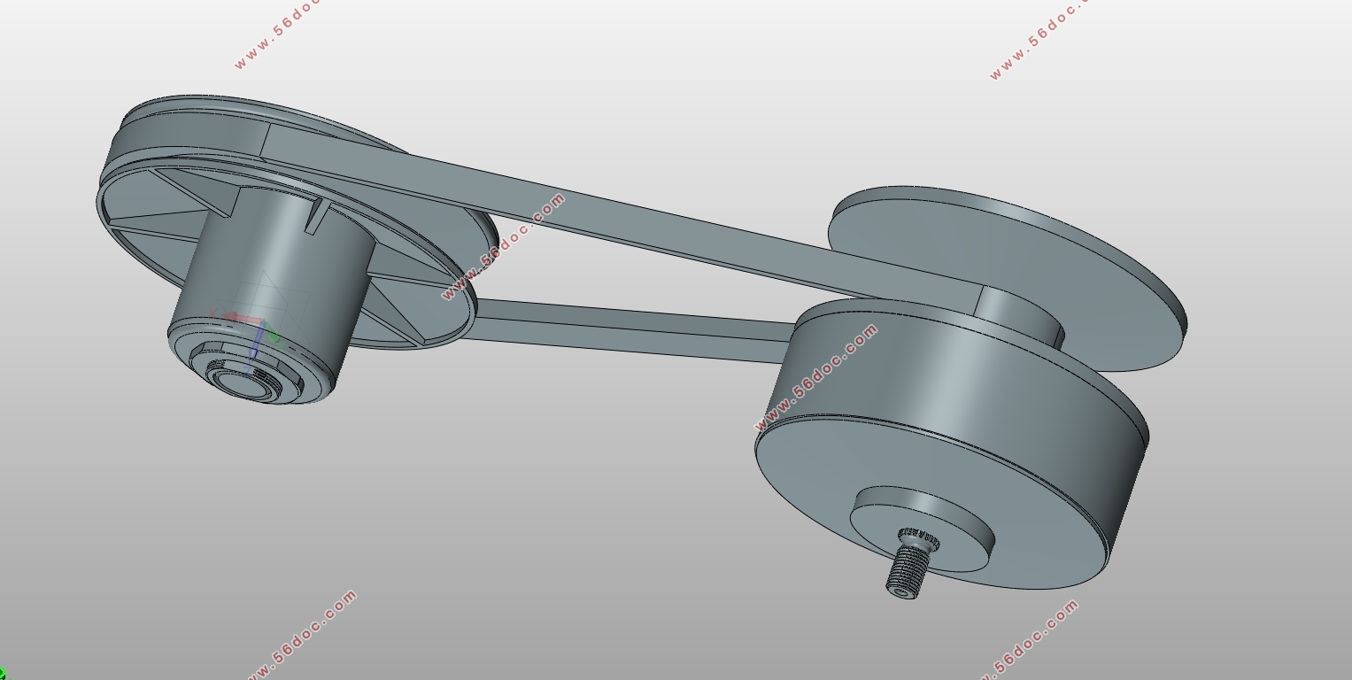 СƤʽCVT޼ṹ(CADͼ,SolidWorksάͼ)