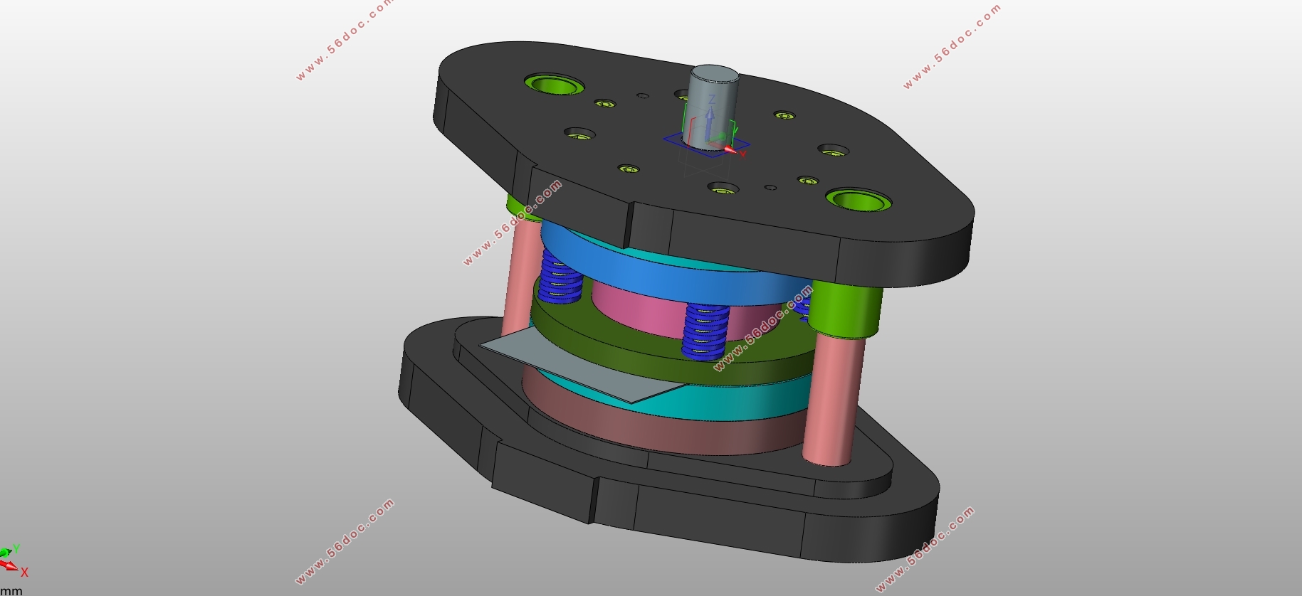 罩圈冲孔翻边复合模具设计(含CAD图,SolidWorks三维零件图,UG三维装配图)