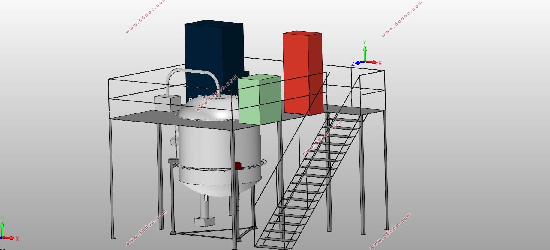 多晶硅铸锭炉的结构设计(含CAD零件图装配图,SolidWorks三维图)
