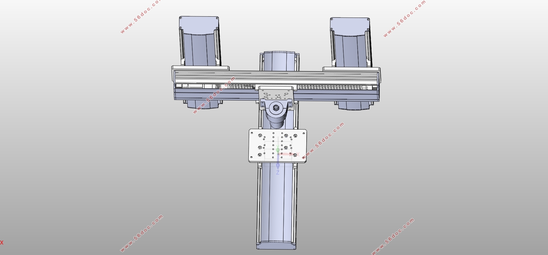 小型龙门铣床试验台设计(含SolidWorks三维图)